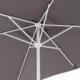 Garthen Parasol z prostokątnym uchwytem - antracyt 1,9x2,8m 3