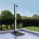 Stilista STILISTA Prysznic ogrodowy solarny 35 l, srebrny / czarny 4