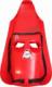 CorbySport Plastikowe sanki Pinguin, Alfa - czerwone 1