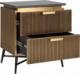 Richmond Interiors RICHMOND szafka nocna IRONVILLE - marmur, metal, MDF, sklejka brzozowa 5