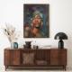 Eurofirany OBRAZ 467B 60X80 CM CIEMNOTURKUSOWY 5