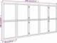 vidaXL Parawan 5-panelowy, czarny, 350 x 180 cm 9