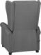 vidaXL vidaXL Elektryczny fotel uszak, rozkładany, szara tkanina 5