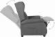 vidaXL vidaXL Elektryczny fotel uszak, rozkładany, szara tkanina 6