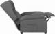 vidaXL vidaXL Elektryczny fotel uszak, rozkładany, szara tkanina 7