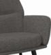 vidaXL vidaXL Krzesło wypoczynkowe, ciemnoszare, obite tkaniną 7