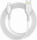 Kabel USB Jellico USB-A - microUSB 1 m Biały (6972310641201) 2