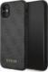 Guess Guess GUHCN61G4GFGR iPhone 11 6,1" szary/grey hard case 4G Metal Gold Logo 1