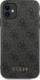 Guess Guess GUHCN61G4GFGR iPhone 11 6,1" szary/grey hard case 4G Metal Gold Logo 2