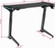 Biurko Tectake Elektrycznie regulowane biurko Hemingway 130x 67,2x 72-121 cm - czarny 5