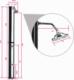 Tectake Prysznic solarny Ofanto 35 l - czarny/srebrny 6
