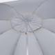 vidaXL vidaXL Parasol plażowy ze ściankami bocznymi, antracytowy, 215 cm 5