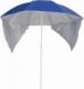 vidaXL vidaXL Parasol plażowy ze ściankami bocznymi, niebieski, 215 cm 2