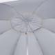 vidaXL vidaXL Parasol plażowy ze ściankami bocznymi, niebieski, 215 cm 5