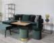 House Nordic House Nordic Stolik boczny Avery, kolor dębu i czarny 5