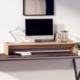 vidaXL vidaXL Podstawka na monitor, 100x27x15 cm, lite drewno sosnowe 2