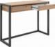 Finori Finori Stolik konsolowy Denver 44, dąb artisan i antracyt 9