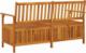 vidaXL vidaXL Ławka ze schowkiem i poduszką, 148 cm, drewno akacjowe 3