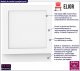 Elior Biały front kuchenny do zabudowy zmywarki - Pergio 27X 60 cm 2