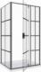 INDES CZARNA KABINA prysznicowa loft BLACK 120x90cm 1