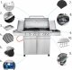 Yoer SteakKing GG02S Grill ogrodowy gazowy 22.1 kW 43 cm x 36 cm 2