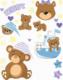 Naplamki Naprasowanki na ubrania 20 x 30 cm Teddy 1
