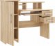 Biurko MartigoPlus Biurko z szufladami i półkami do pokoju dziecięcego Robson sonoma 5