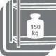 SCHULTE Lagertechnik Półki dodatkowe 600 mm ocynk., paczka po 2 szt. Schulte 4