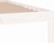 vidaXL Rama łóżka, biała, drewno sosnowe, 75x190 cm, pojedyncza 6