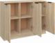 vidaXL vidaXL Komoda, dąb sonoma, 90,5x30x70 cm, materiał drewnopochodny 7