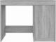Biurko vidaXL Szare 100 cm x 50 cm 4
