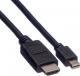 Kabel Roline DisplayPort Mini - HDMI 2m czarny (11.04.5791) 2