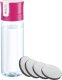 Brita Fill & Go różowa 0.6l + 4 wkłady filtrujące 1