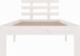 vidaXL Rama łóżka, biała, lite drewno, 90 x 200 cm 4