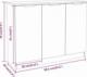 vidaXL vidaXL Komoda, biała, 90,5x30x70 cm, materiał drewnopochodny 9
