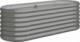 vidaXL vidaXL Donica ogrodowa, malowana proszkowo stal, 114x40x36 cm, szara 2