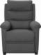 vidaXL vidaXL Fotel rozkładany, ciemnoszary, obity tkaniną 2