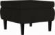 vidaXL vidaXL Fotel uszak z podnóżkiem, czarny, tapicerowany aksamitem 8