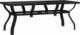 vidaXL vidaXL Stół ogrodowy, czarny, 180x80x70 cm, stal i szkło 2