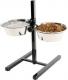 Zolux Zestaw 2 miski 24.5 cm 2.75l + stojak regul. 1