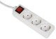 Listwa zasilająca Hama HAMA extension lead 3fold 3m with switch, white - 0030535 1