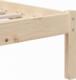 vidaXL Rama łóżka, lite drewno sosnowe, 90x200 cm 6