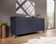 Cama Meble Komoda NOVA 155x40x72 granat mat 3