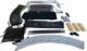 Trampolina ogrodowa Lean Sport 8343 z siatką wewnętrzną 8 FT 244 cm 3