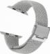 Crong Crong Wave Band - Pleciony pasek do Apple Watch 42/44/45 mm (jasny szary) 4