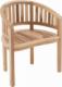 Divero DIVERO Fotel z drewna tekowego 1