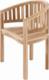 Divero DIVERO Fotel z drewna tekowego 3