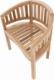 Divero DIVERO Fotel z drewna tekowego 4
