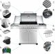Yoer SteakMaster GG01S Grill ogrodowy gazowy 17.2 kW 49 cm x 36 cm 2