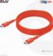 Kabel USB Club 3D USB-C - USB-C 2 m Pomarańczowy (CAC-1573) 13
